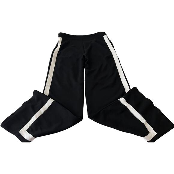 WHY (DRESS) HI-RISE WIDE LEG SIDE ZIP DRESS PANTS, WOMANS, M-BLACK-WHITE STRIPES - Picture 5 of 12